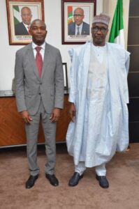 PHOTO NEWS: Kyari receives NLNG boss, Mshelbila