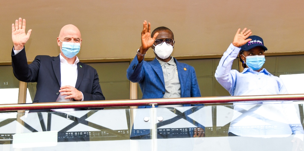 Aisha Buhari Cup: Sanwo-Olu, FIFA president grace football pitch