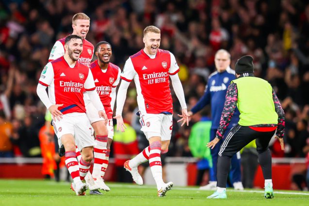 Arsenal beat Leeds United to reach Carabao Cup quarter-finals