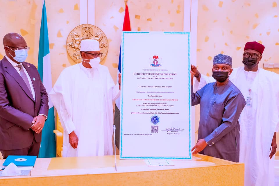 Incorporation: What Nigeria expects of NNPC -Buhari