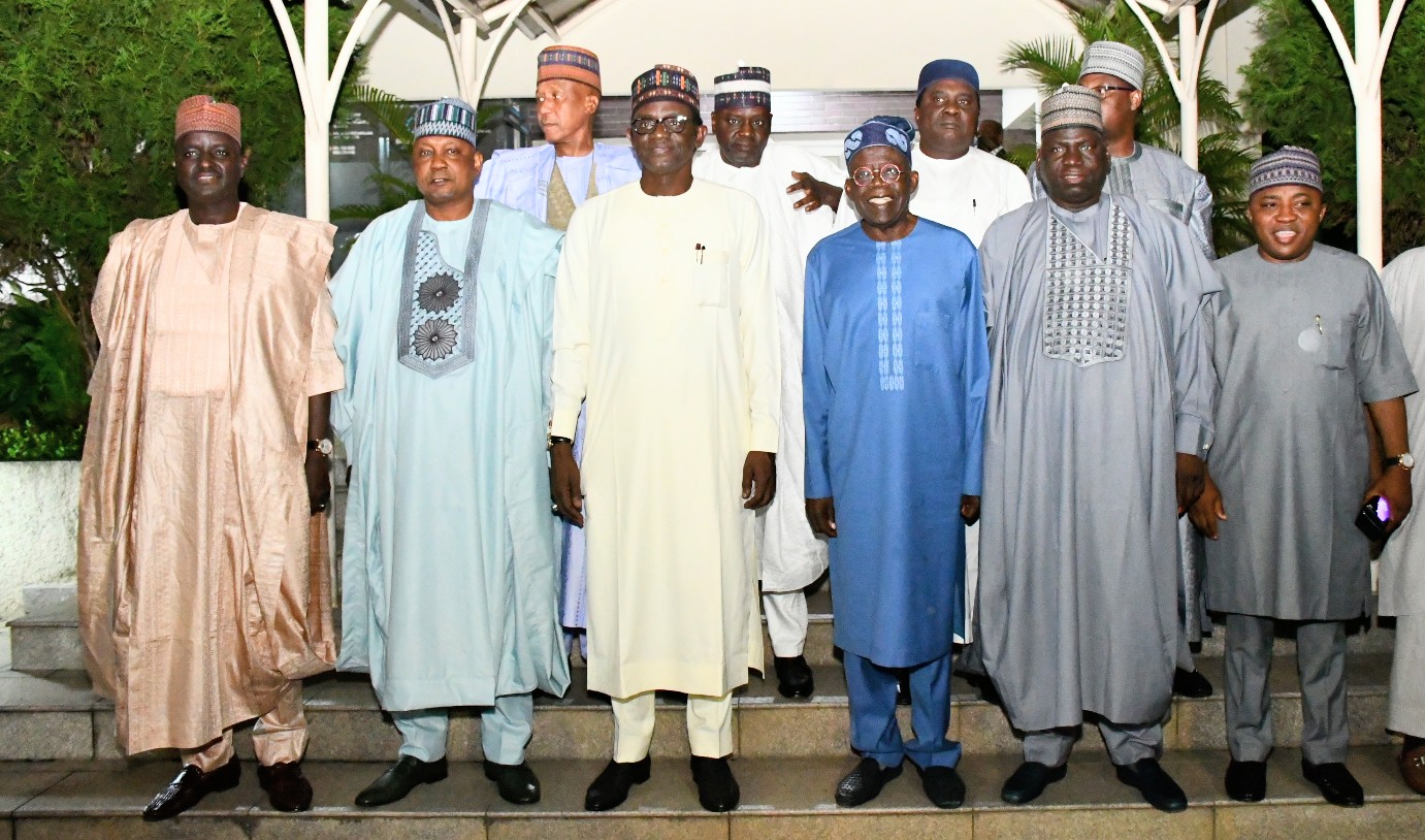 PHOTO NEWS: Yobe gov, Buni, leads delegation on visit to Tinubu