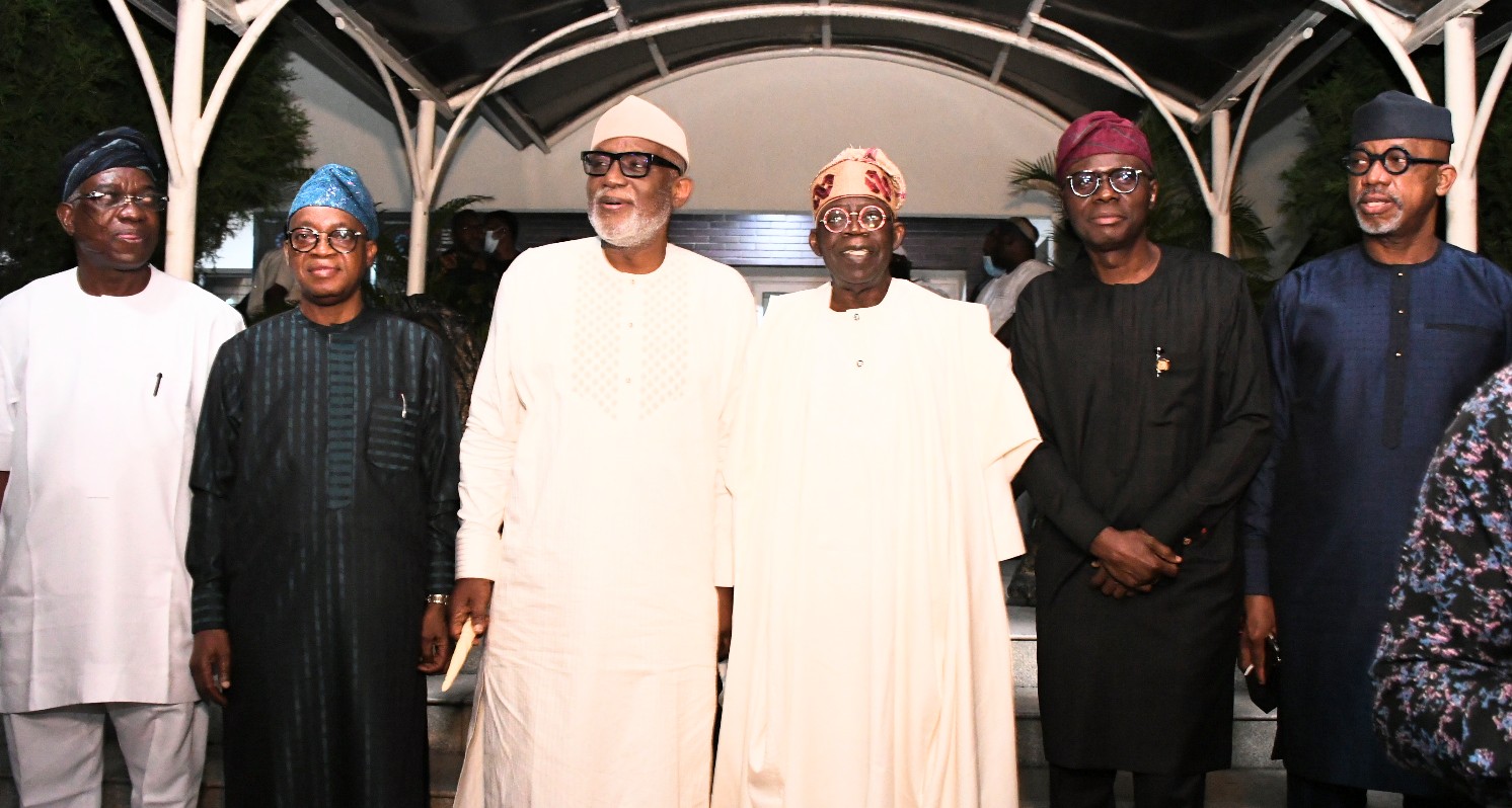 PHOTO NEWS: South West governors visit Tinubu