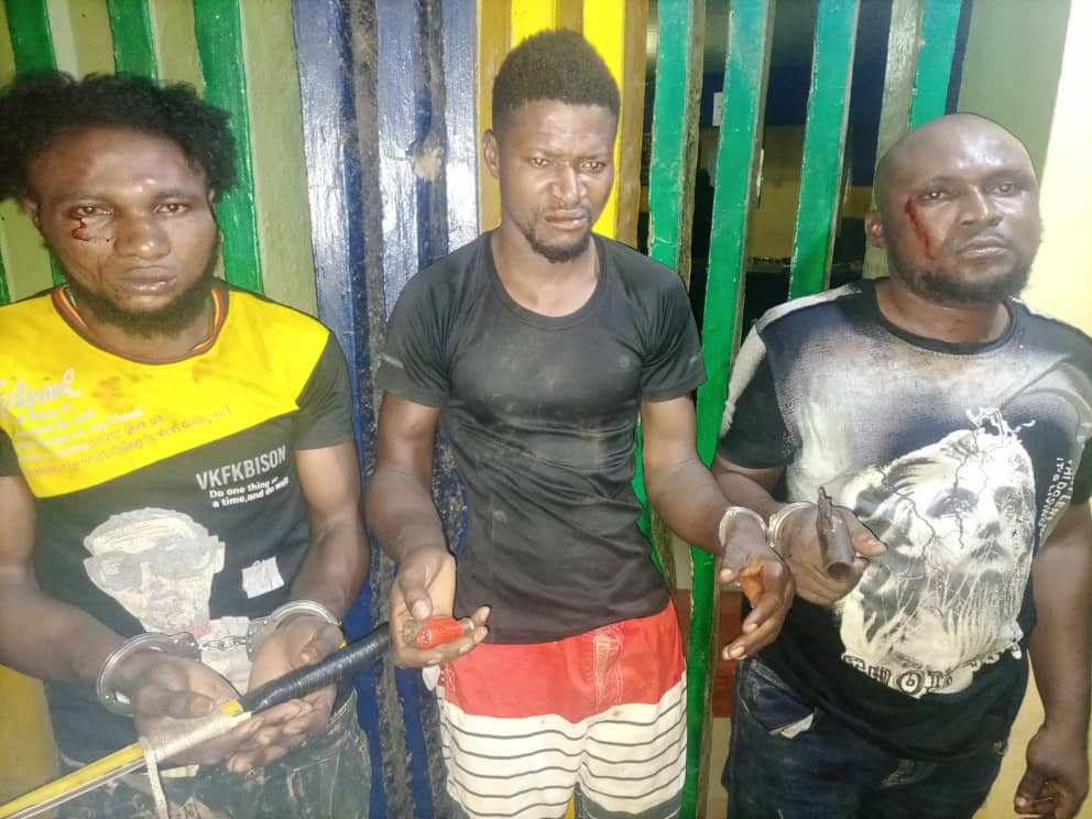 Three armed robbery suspects arrested in Mowe