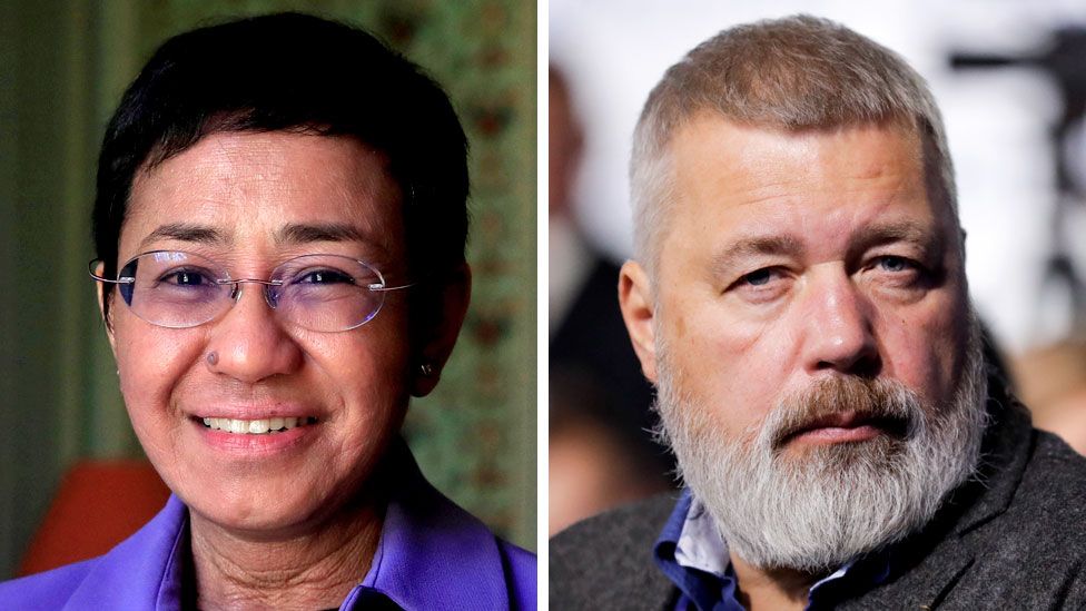 Nobel Peace Prize goes to journalists Maria Ressa, Dmitry Muratov