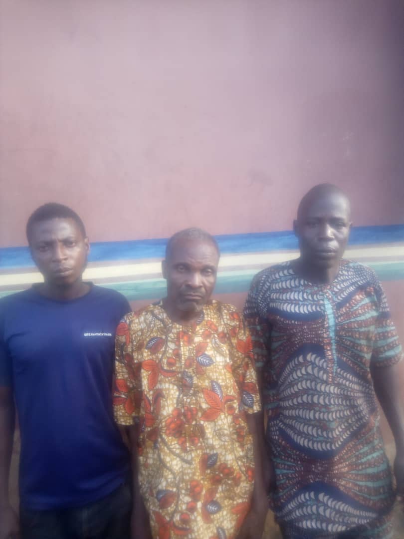 Three men arrested while exhuming corpse for ritual purpose -Police