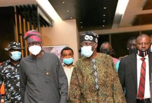 Tinubu returns to Nigeria after knee surgery (+ photos)