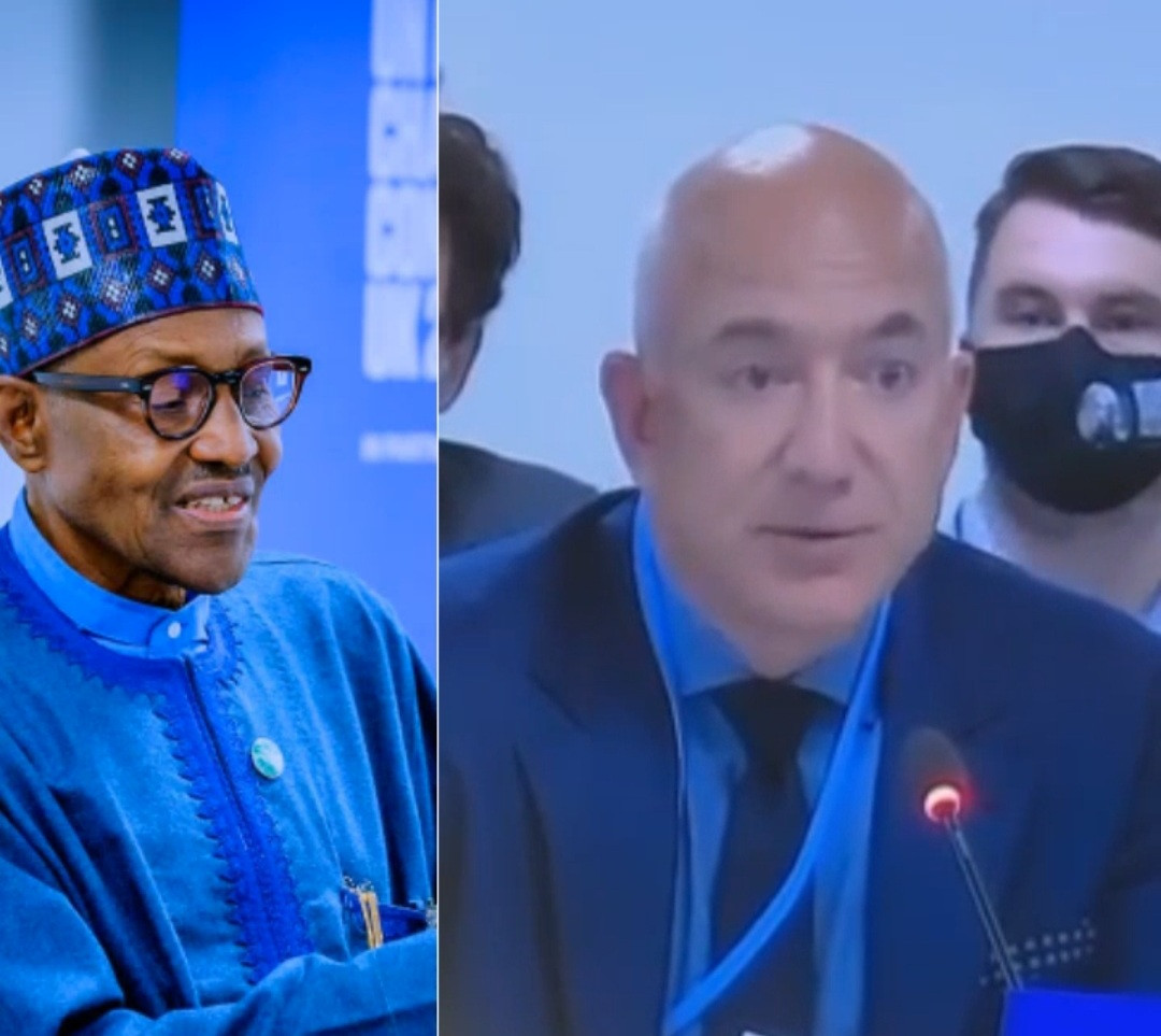 American billionaire, Jeff Bezos, praises Buhari’s climate change actions