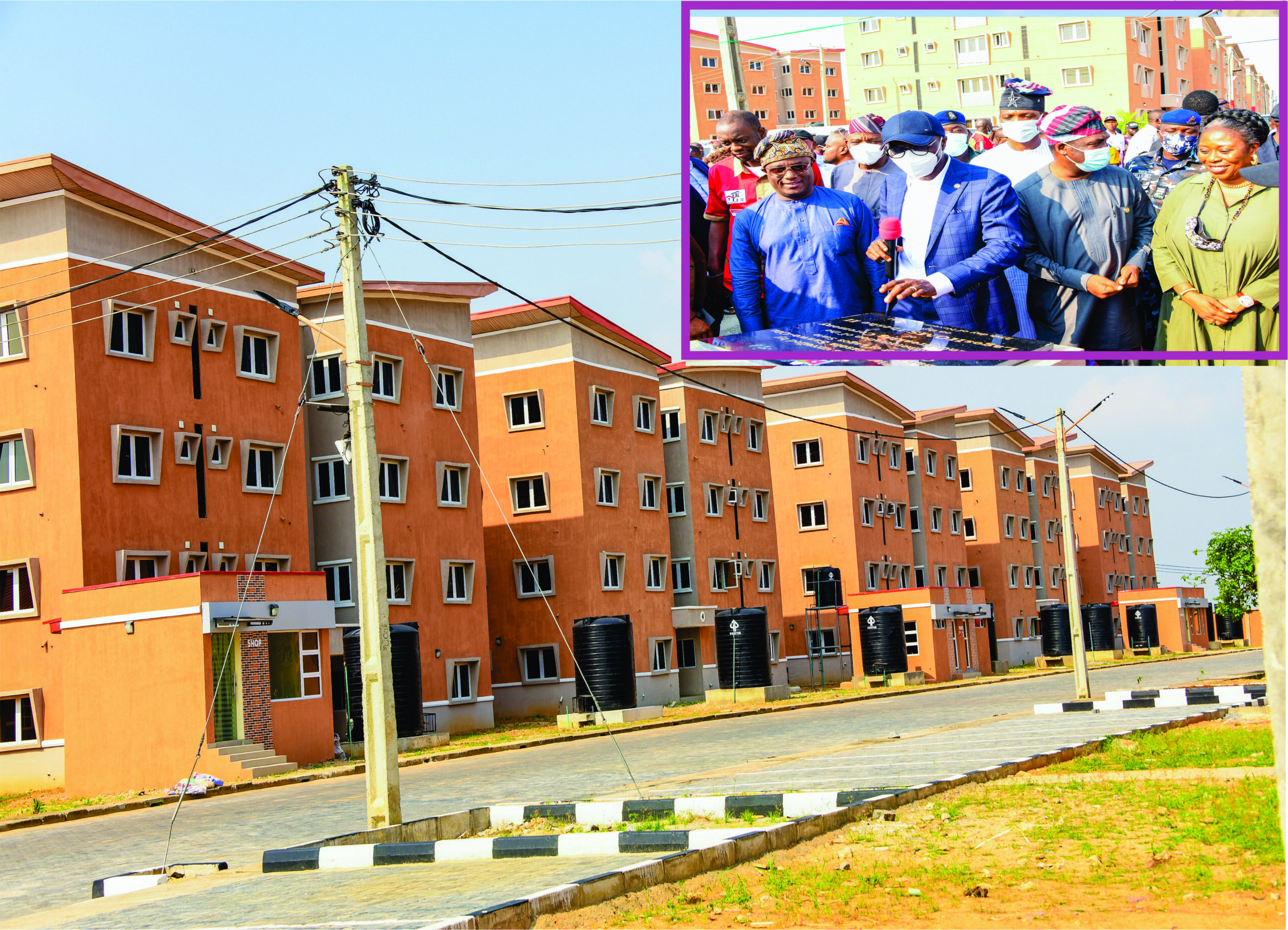 Sanwo-Olu inaugurates 480-unit housing project in Ibeshe
