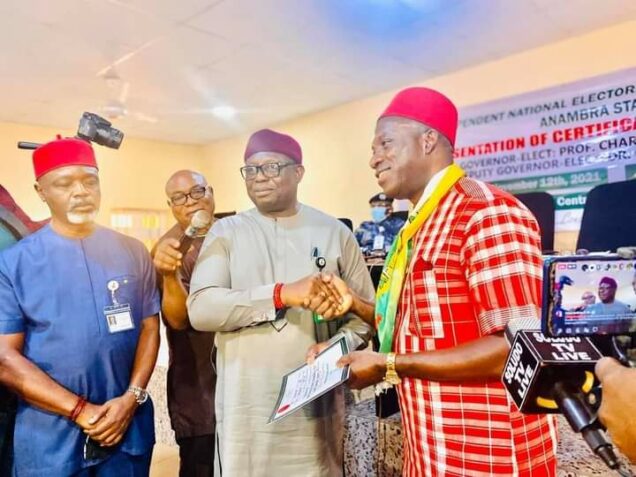 INEC issues Certificate of Return to Soludo as Anambra governor-elect
