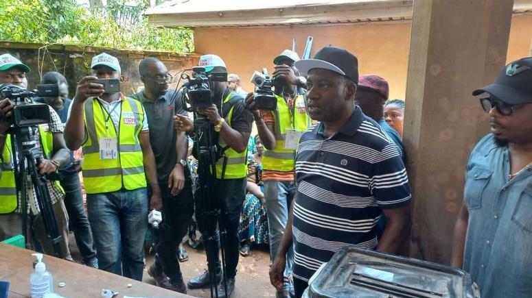 Anambra guber: Soludo finally casts vote after waiting for over five hours