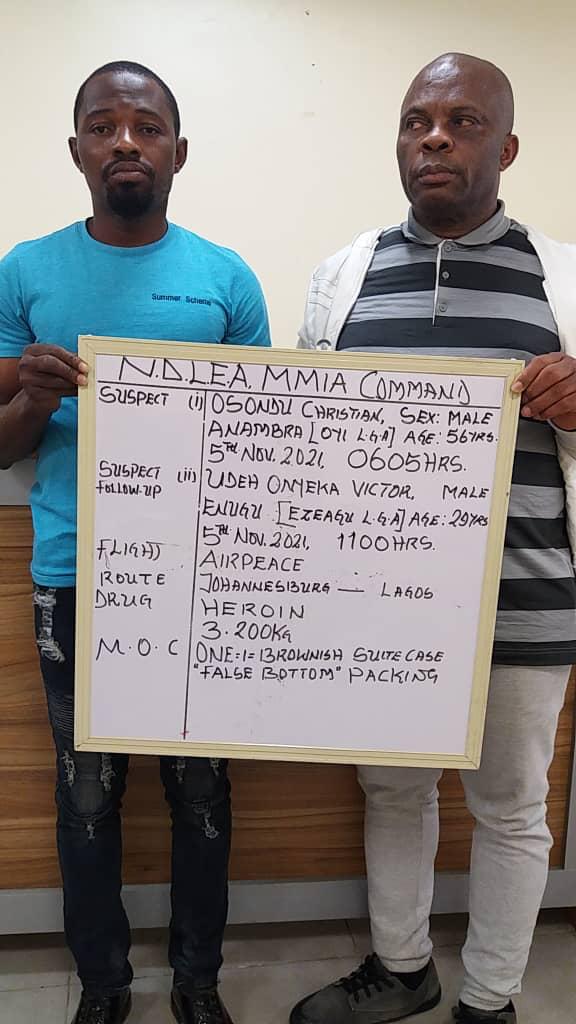 NDLEA intercepts fresh cocaine, heroin consignments worth over N4.9bn