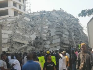 Collapsed 21-storey building: 4 dead, 4 rescued so far –NEMA (+photos)