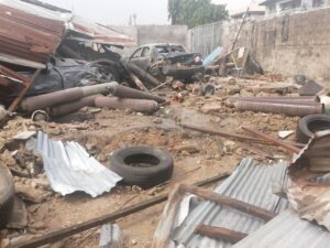 Five die as gas explodes at Ladipo Spare Part Market (+photos)