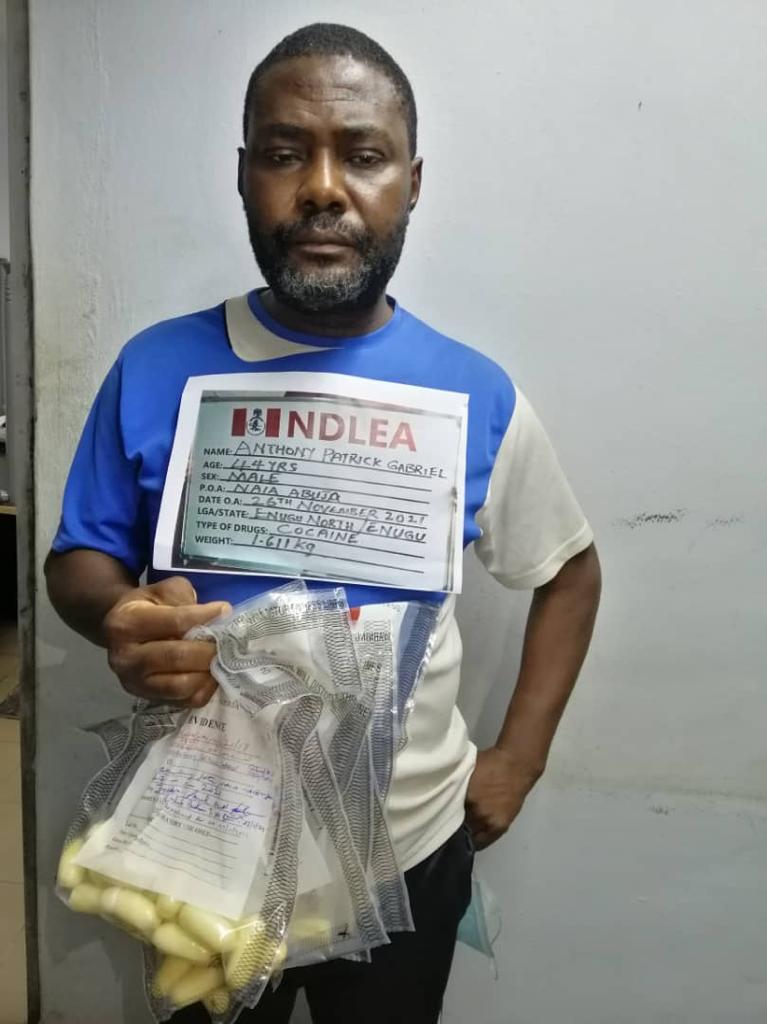 Father of three arrested at airport for ingesting 96 pellets of cocaine