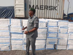 Seme Customs intercepts tramadol valued N1.4bn concealed in container