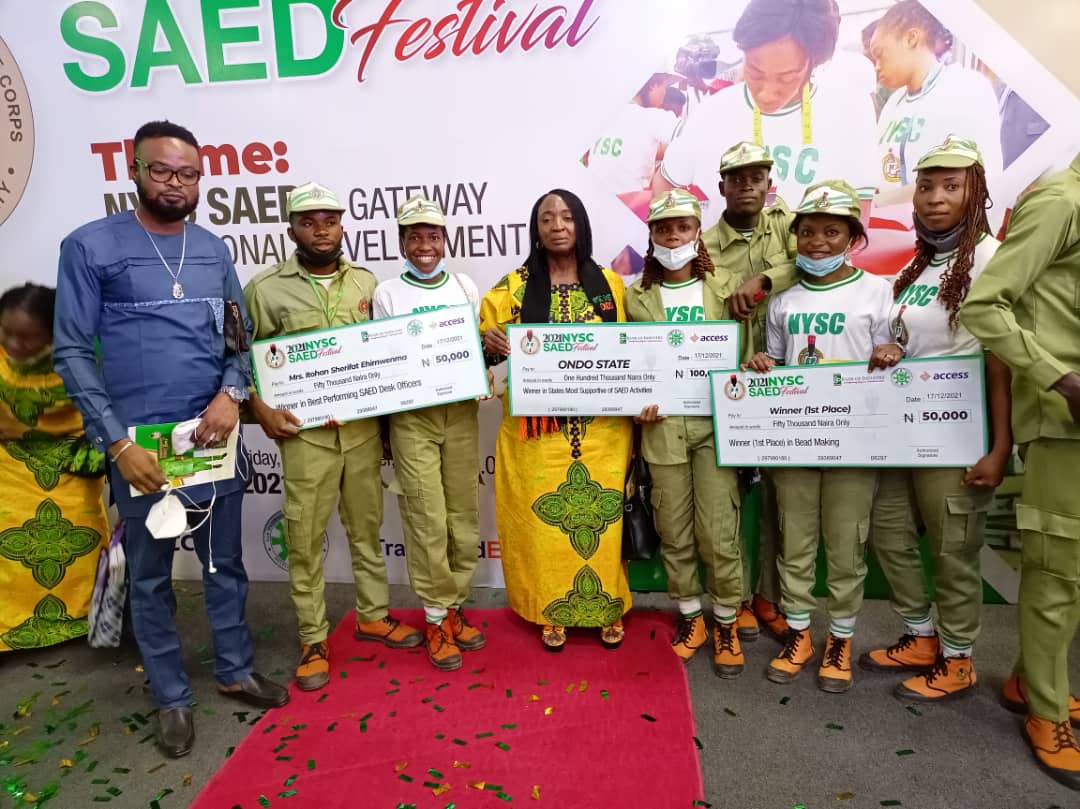 SAED festival: NYSC Ondo shines, wins awards