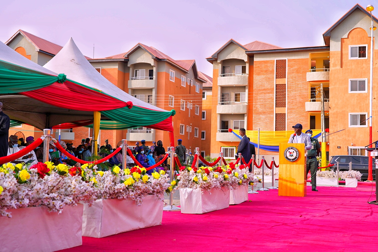 Sanwo-Olu inaugurates 744 homes in Sangotedo