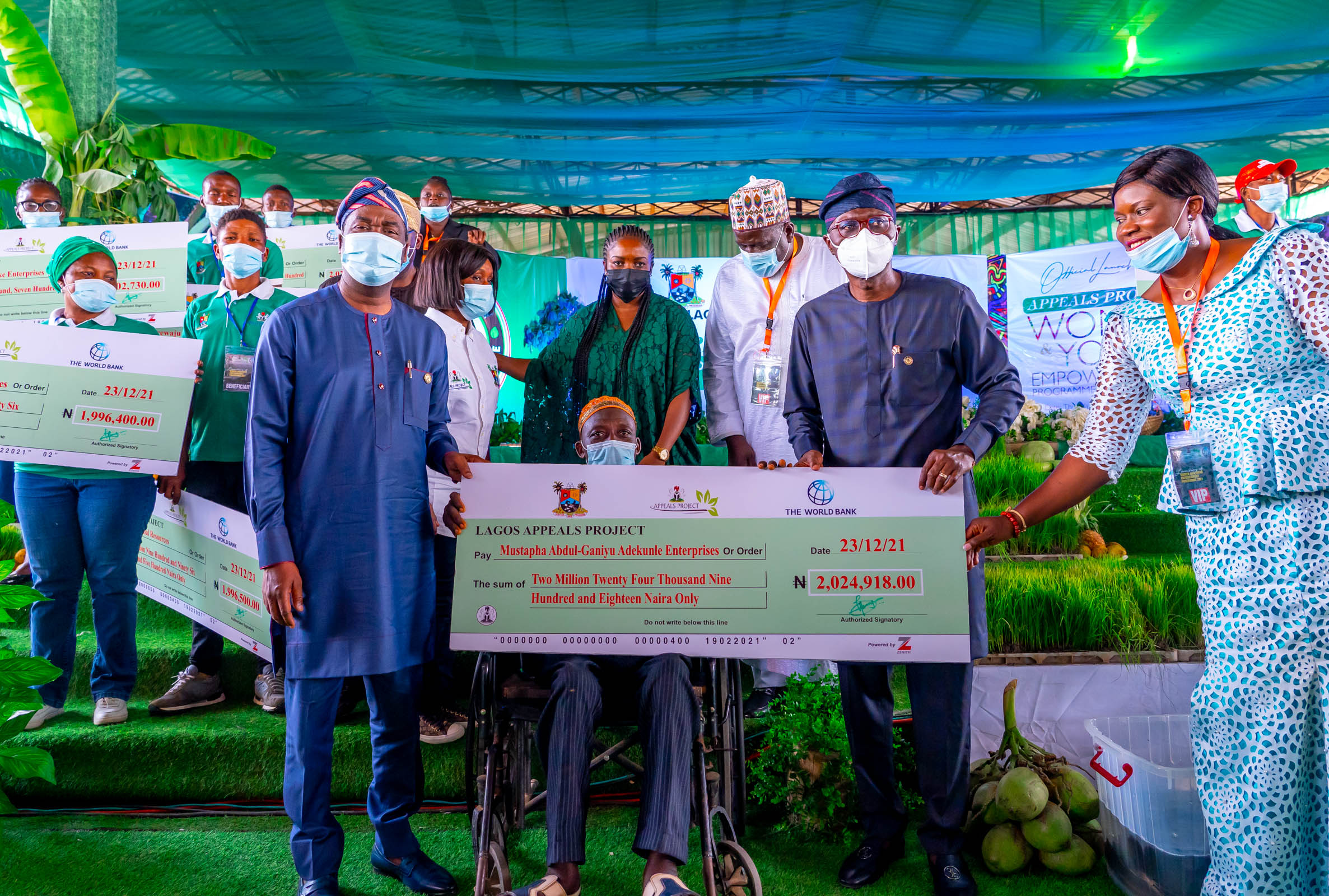 Sanwo-Olu empowers 1,786 farmers with N3.6b under APPEALS project