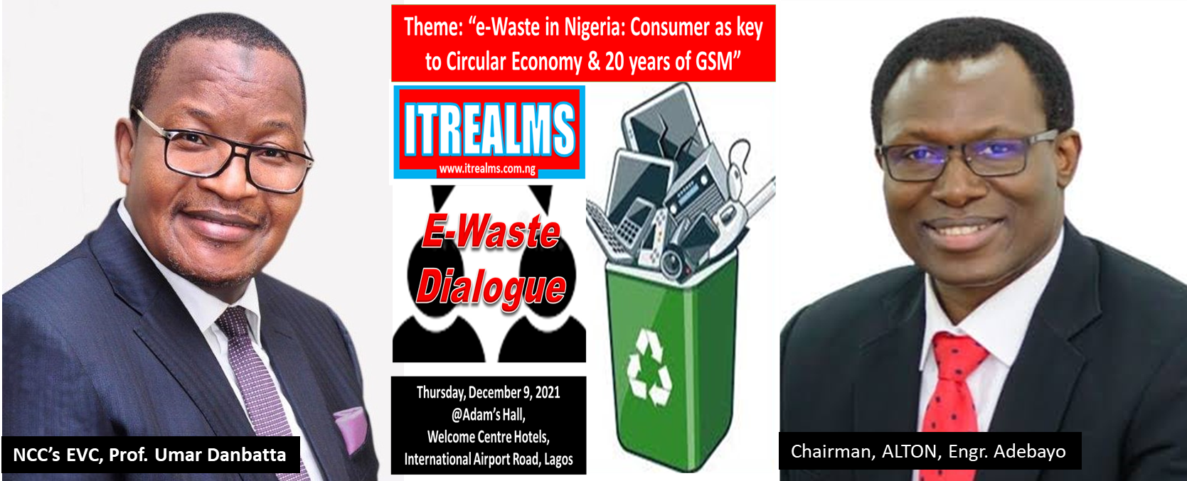 NCC, ALTON back 2021 ITREALMS E-Waste Dialogue holding Thursday