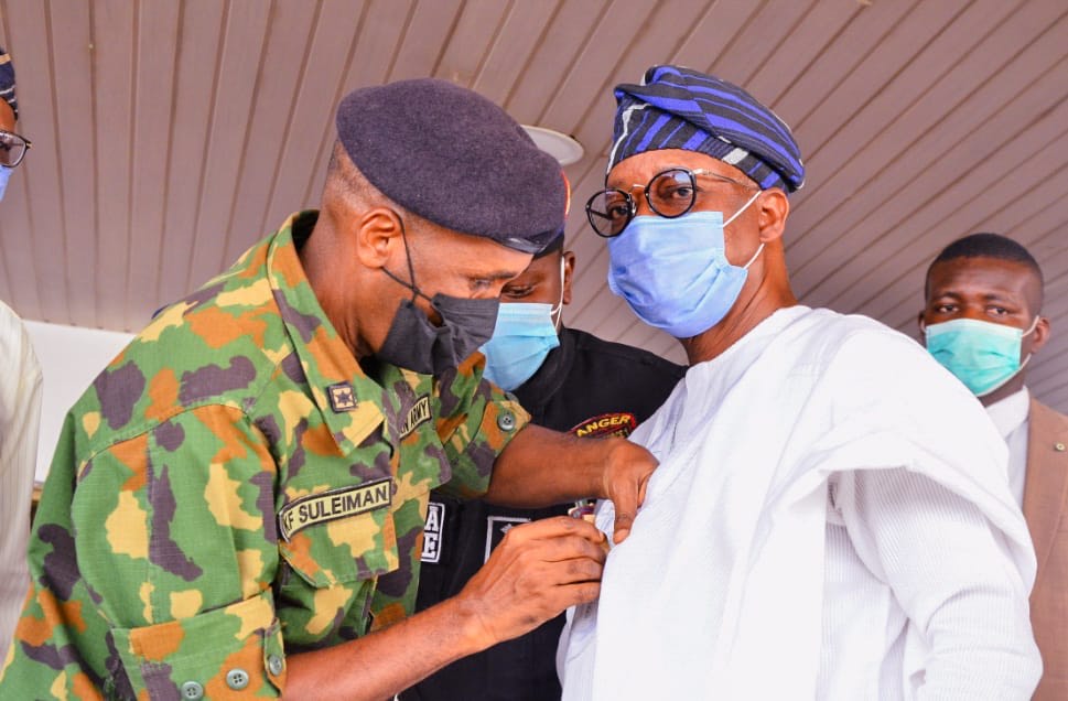 Oyetola seeks peace, launches Armed Forces Remembrance Day emblem