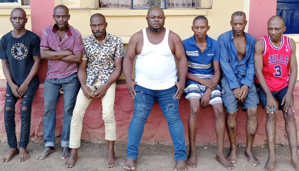 Ogun: Seven hijackers of trucks loaded with goods arrested