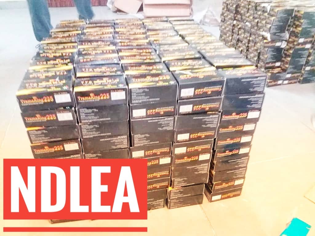 NDLEA intercepts Tramadol, cash consignments from Pakistan, others