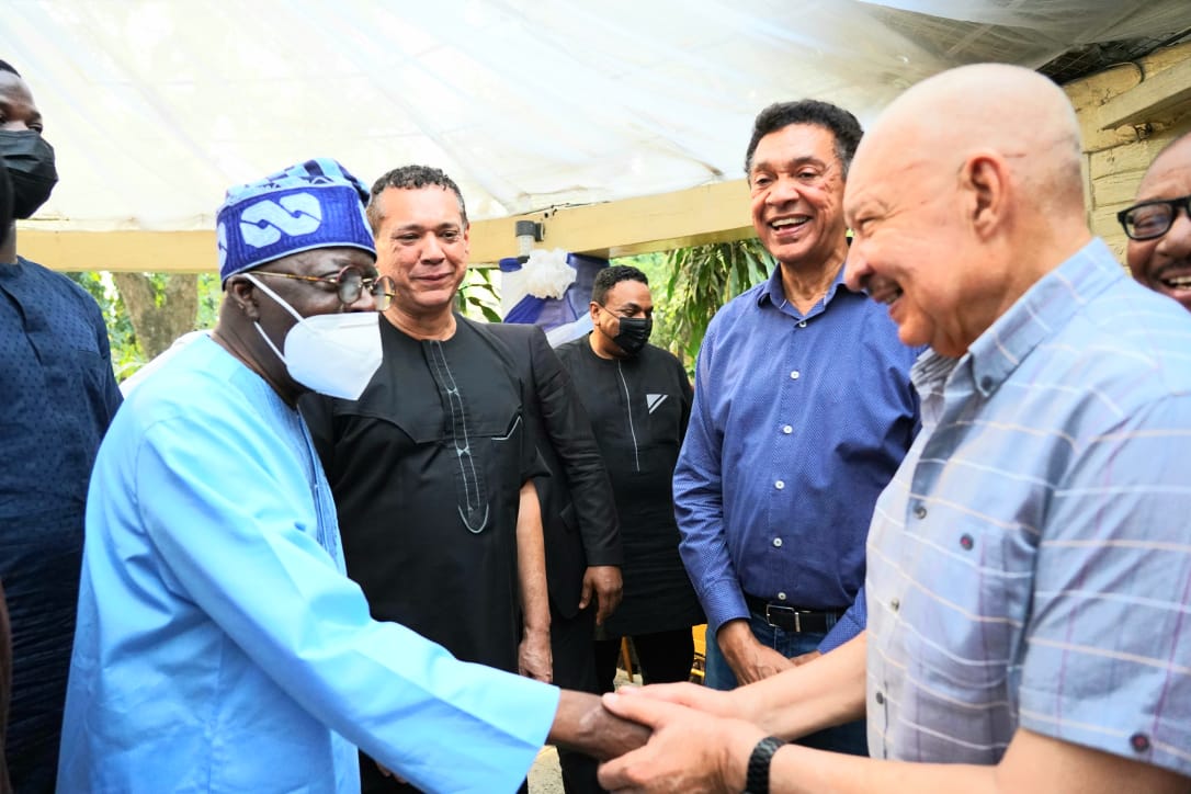 PHOTO NEWS: Tinubu on condolence visit to Murray-Bruce family