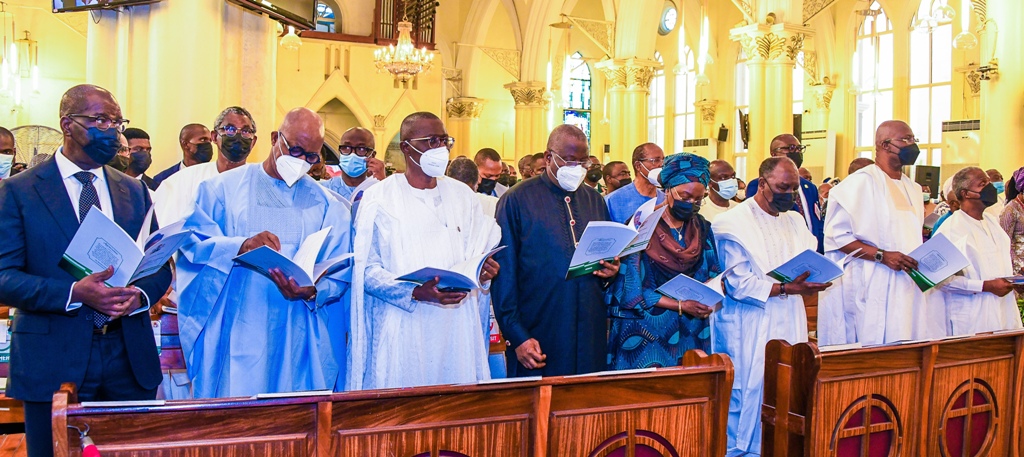 Osinbajo, Gowon, Jonathan, others attend Shonekan’s funeral
