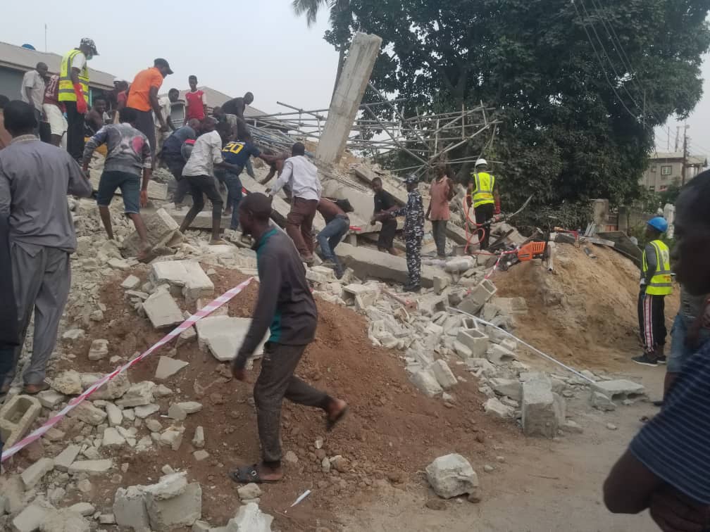 Yaba building collapse: Govt to prosecute developer for illegal construction