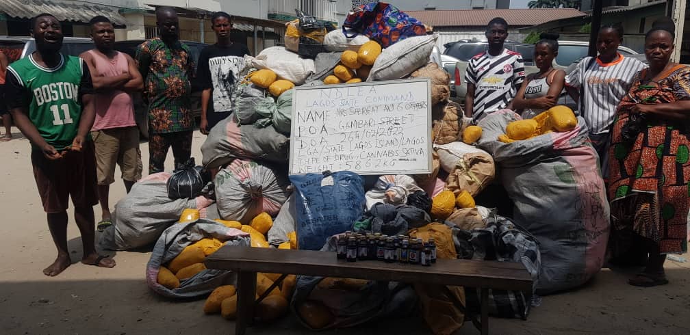 NDLEA raids Lagos Island den, arrests kingpin, others, recovers drugs