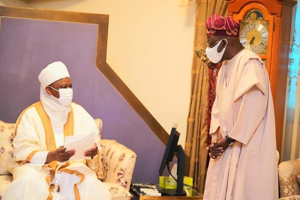 Tinubu in Sokoto, condoles Sultan, family over Magajin Garin's death