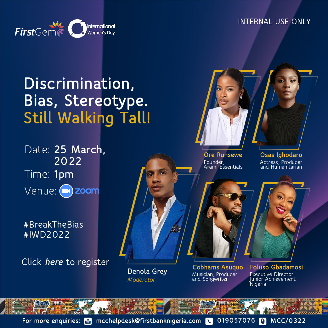 FirstBank: Cobhams Asuquo, Ighodaro, Grey, others, share experience