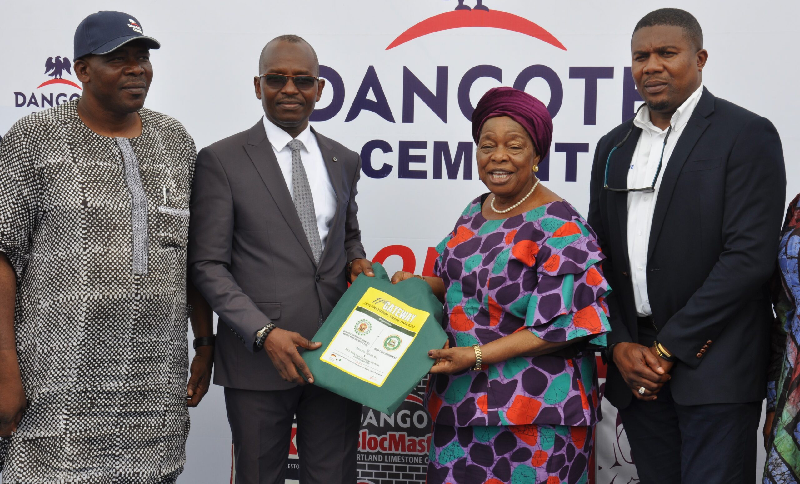 PHOTO NEWS: Dangote celebrates day at Gateway Int'l Trade Fair