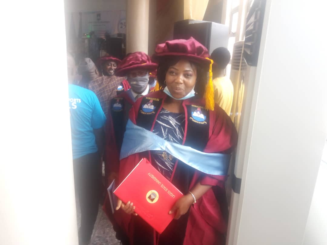 Olabisi Deji-Folutile, Frank Talk Now publisher, bags PhD
