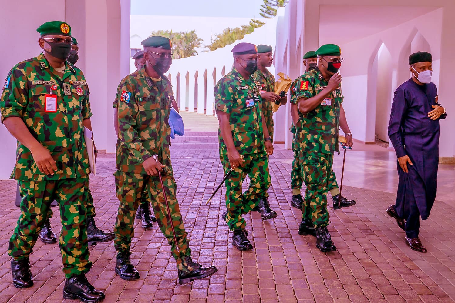 BREAKING: Train attack: Buhari meets service chiefs, issues directives