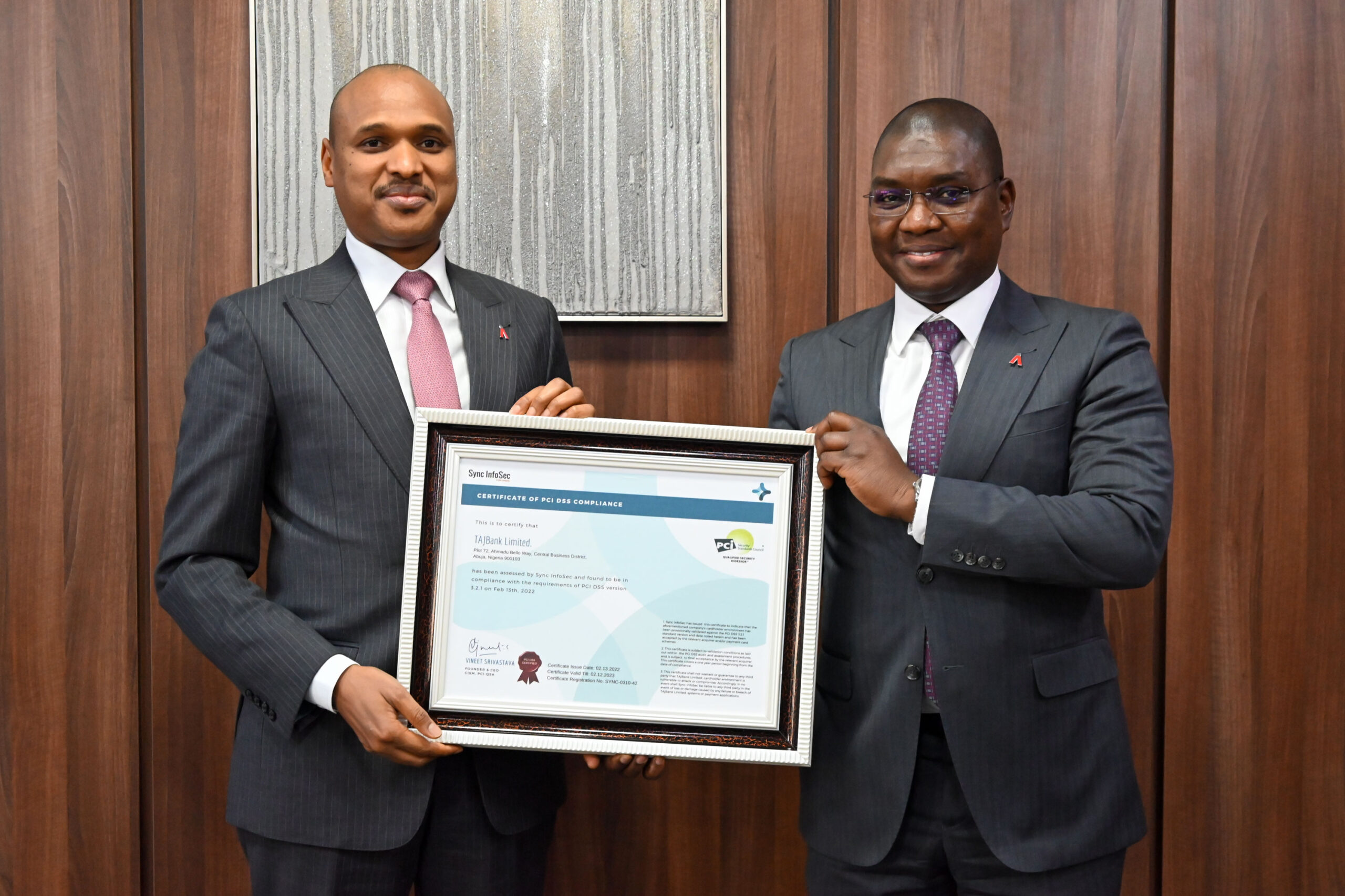 TAJBank gets PCI-DSS certification, first among peers