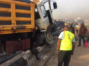 JUST IN: Two die, many injured in accident along Ikorodu Road (+Photos)