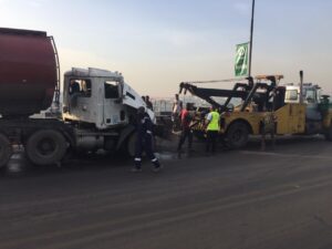 JUST IN: Two die, many injured in accident along Ikorodu Road (+Photos)
