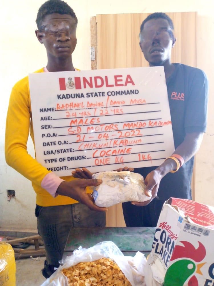 NDLEA seizes cocaine in teabags, arrests four traffickers at airports