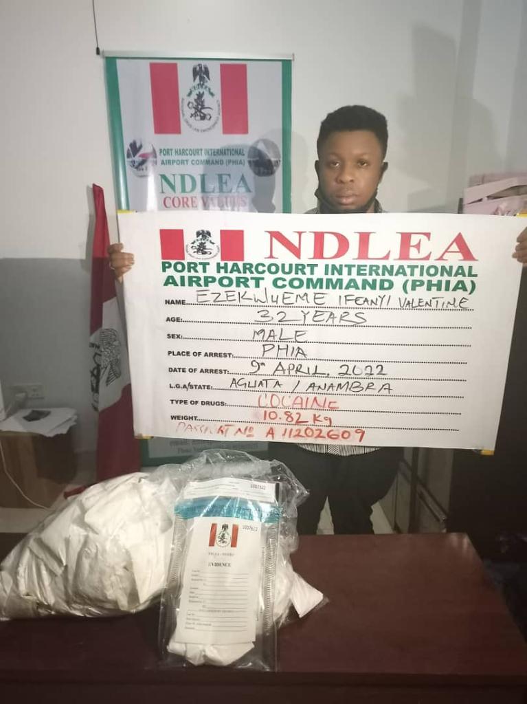 Cocaine: NDLEA intercepts consignments at airports, arrests traffickers