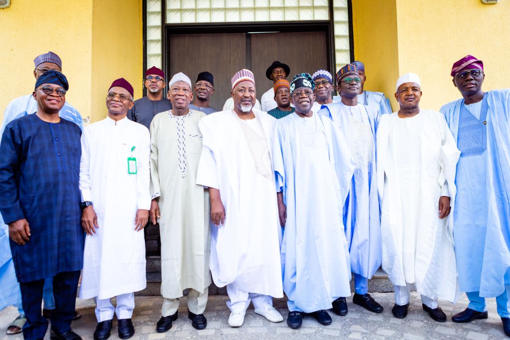 PHOTO NEWS: Tinubu meets APC governors on his presidential ambition