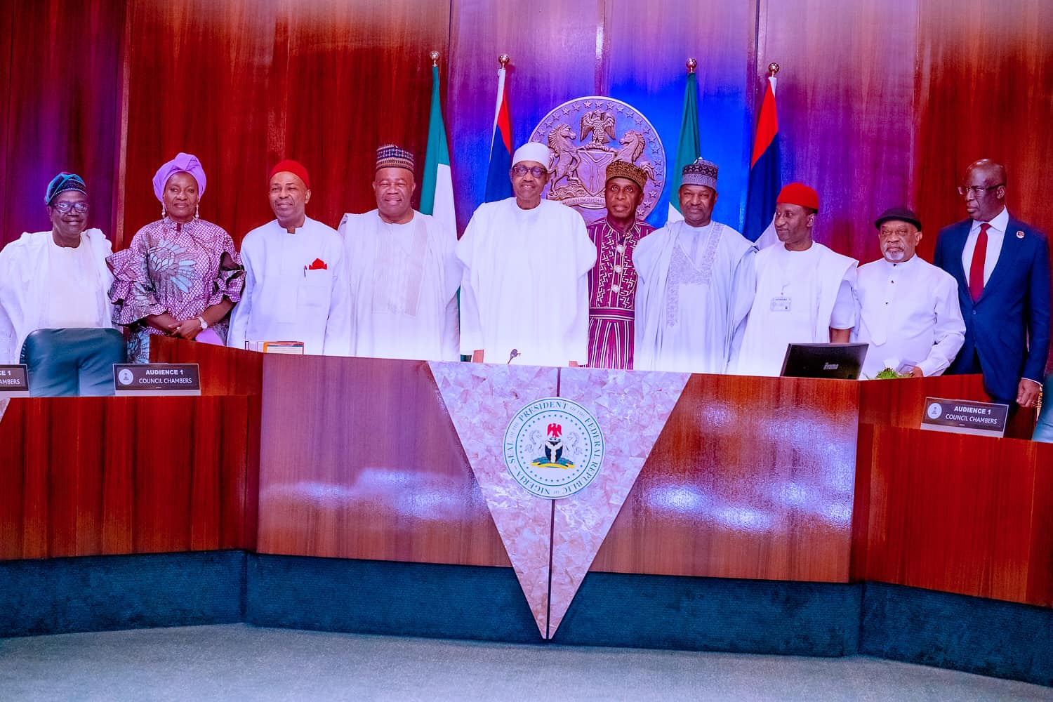 Buhari bids departing ministers bye, to replace them 'without delay'