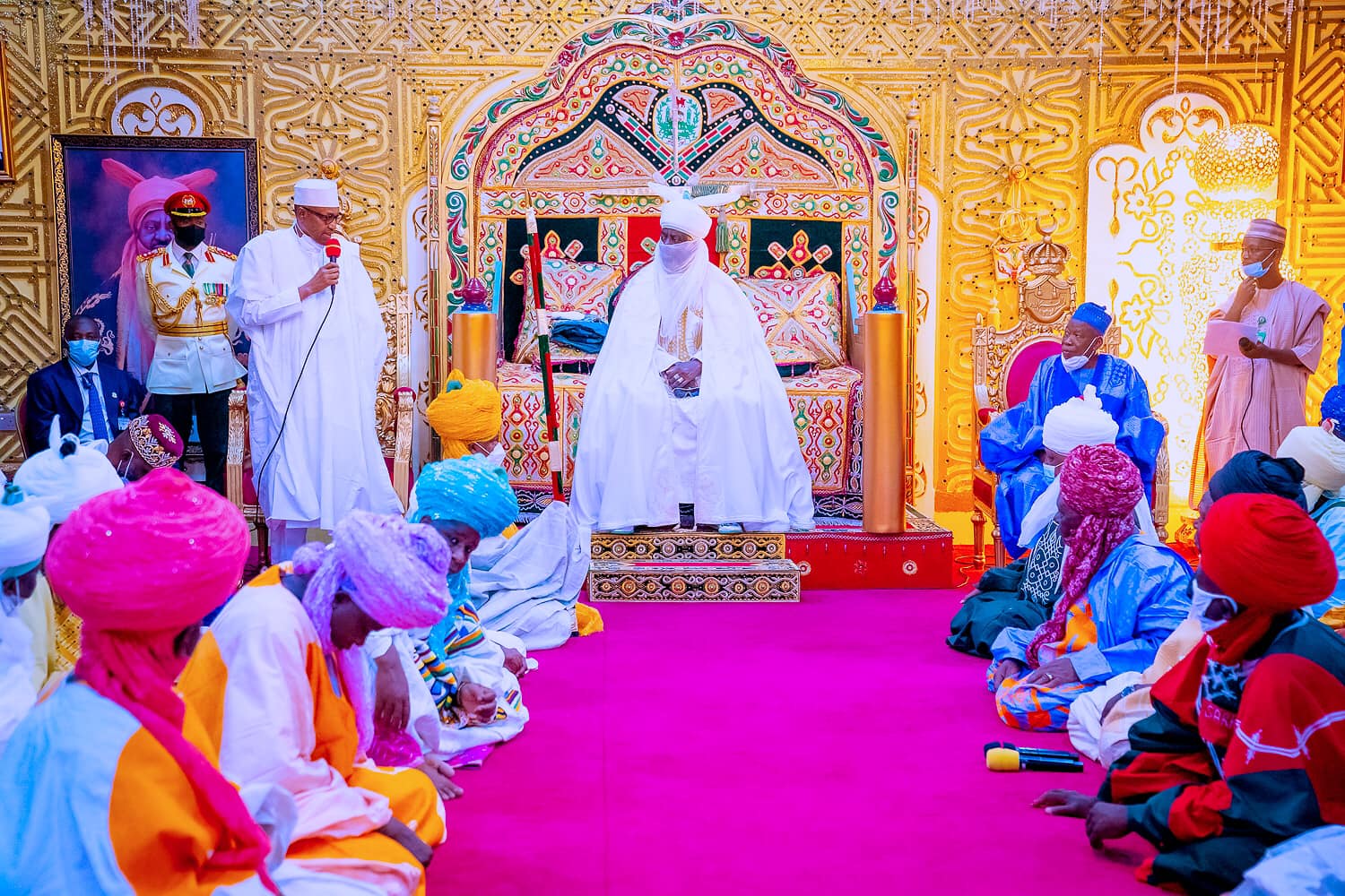 Kano explosion: Buhari meets victims, expresses sorrow
