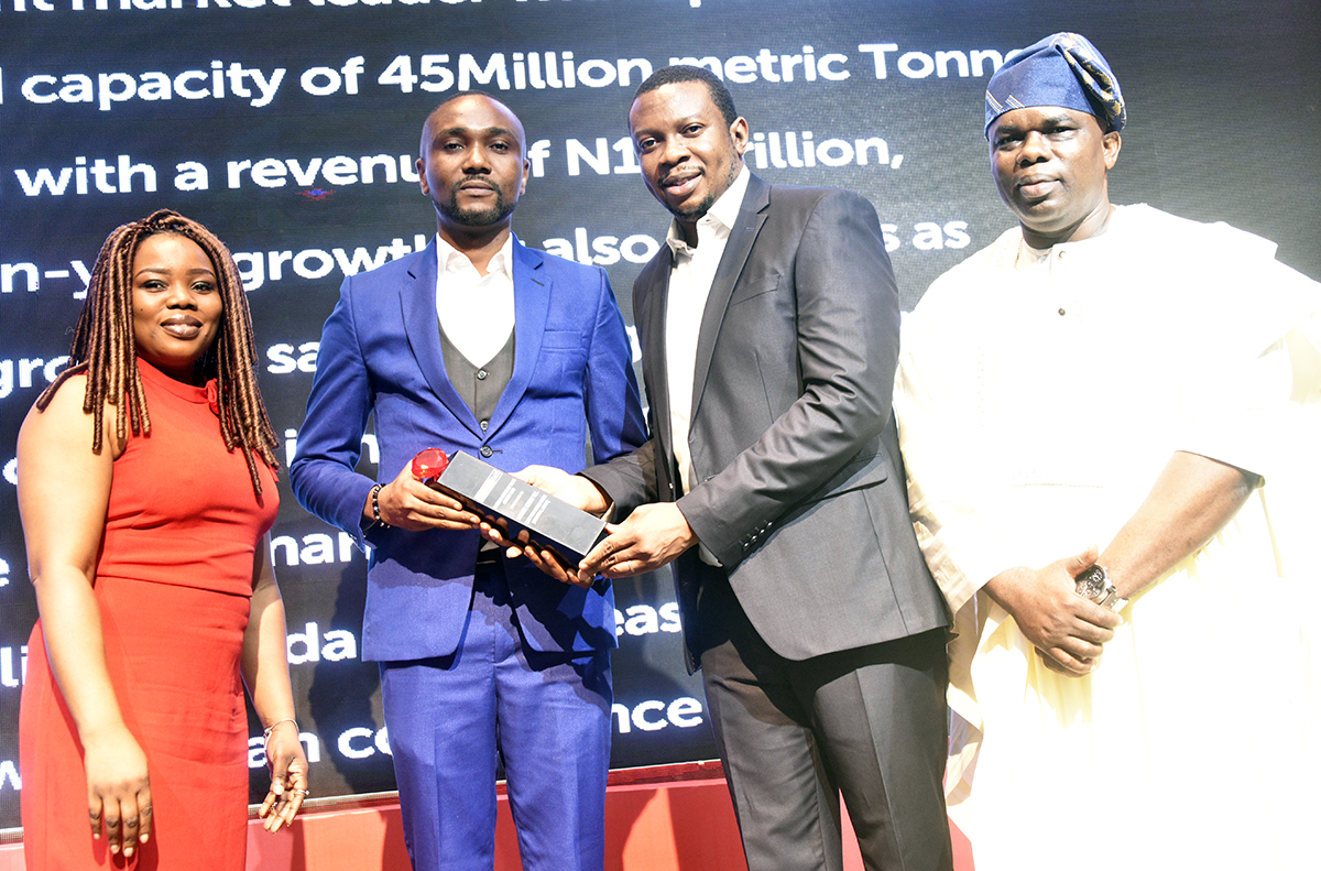 PHOTO NEWS: Dangote Cement is Most Performing Stock of Year 2021