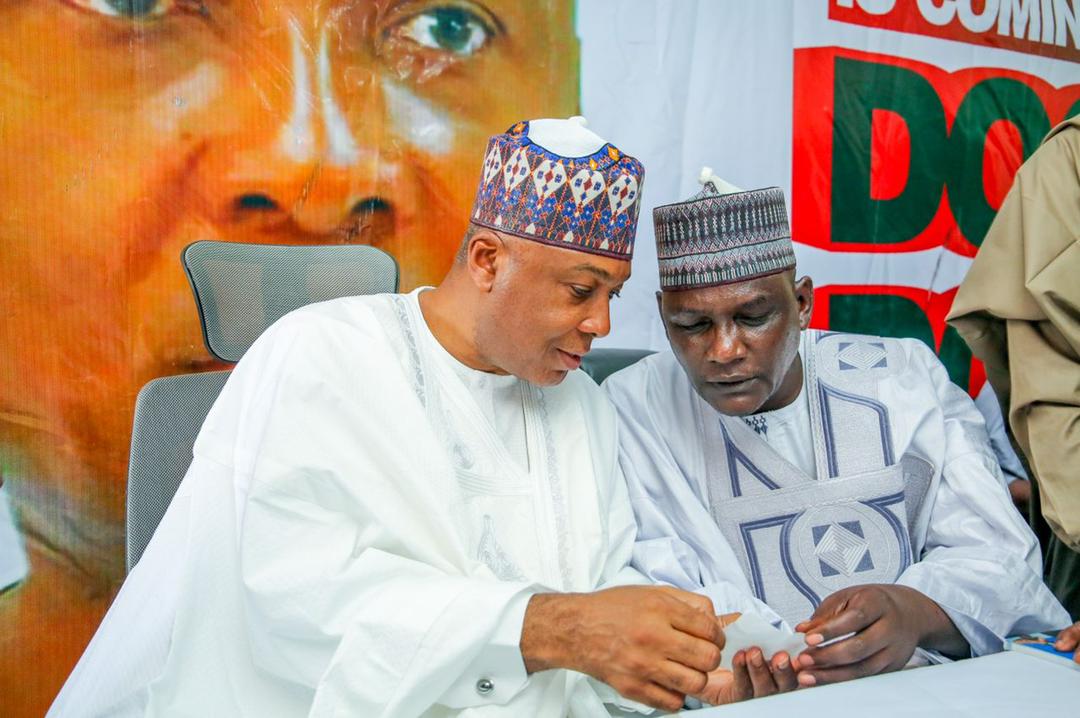 PHOTO NEWS: Saraki meets PDP delegates in Jigawa, Enugu