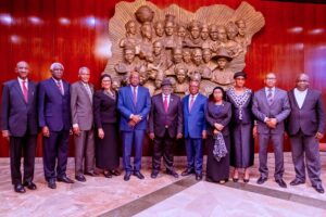 Buhari swears in Justice Olukayode Ariwoola as Ag. CJN (+Photos)