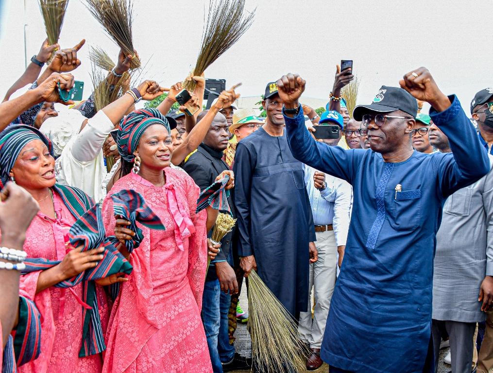 APC convention: Rousing welcome for Sanwo-Olu as he returns to Lagos