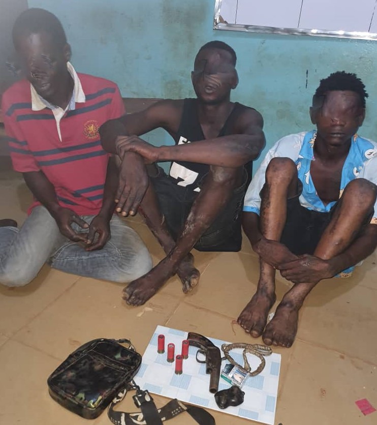 Ogun police arrest three armed robbery suspects going for operation