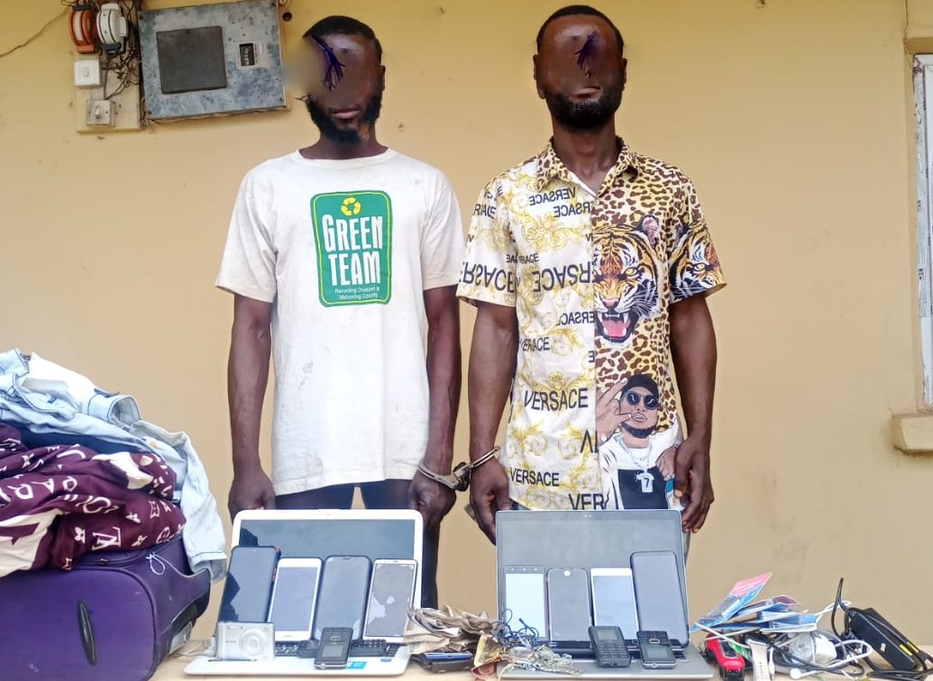 Police arrest two ex-convicts returning from robbery operation