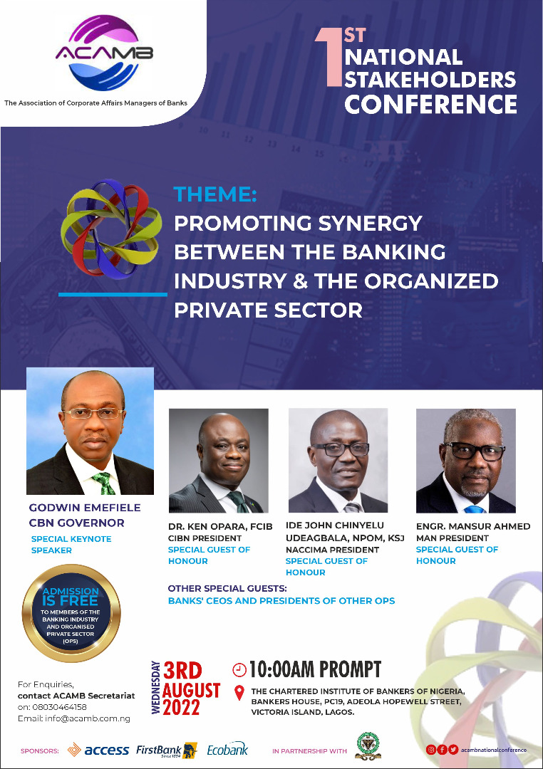 ACAMB to boost economy with banking stakeholders conference